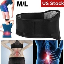 Adjustable Lower Back Brace Lumbar Support Waist Belt For Men Women Pain Relief