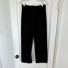 Banana Republic Women s Black Dress Pants, Straight Leg Flat Front Solid S