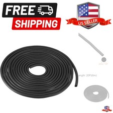 Foam Rubber Weather Seal Strip, 3mm1/8" Diameter 6 Meters 19.69Ft Long Round ...