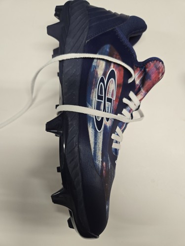 Boombah Men's Raptor AWR USA Anthem Molded Cleat Navy/Red/White - Size 11.5 - Picture 5 of 9