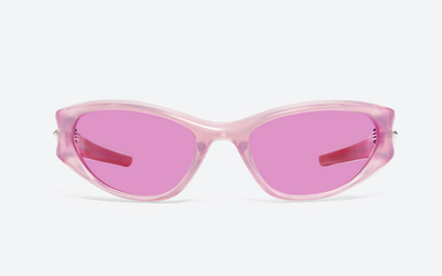 Gentle Monster Limitless SPC9 Pink Acetate Wraparound Sunglasses