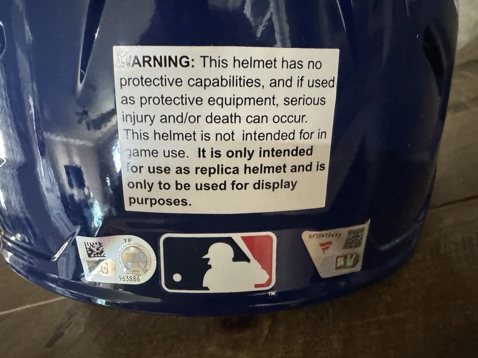 Jett Williams New York Mets Signed  Blue  Batting Helmet Fanatics MLB Certified - Image 3 of 3