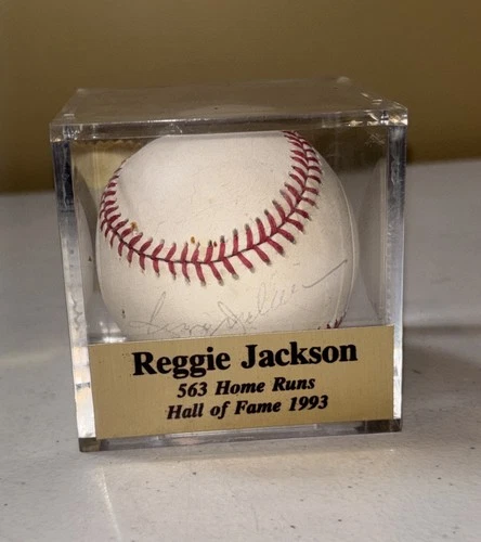Sealed in Case Reggie Jackson Autographed Baseball - Blue Chip Authentication