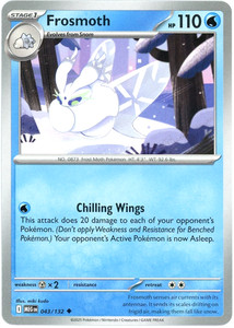 Pokemon - Frosmoth 043/132   - Common - Mega Evolution - New