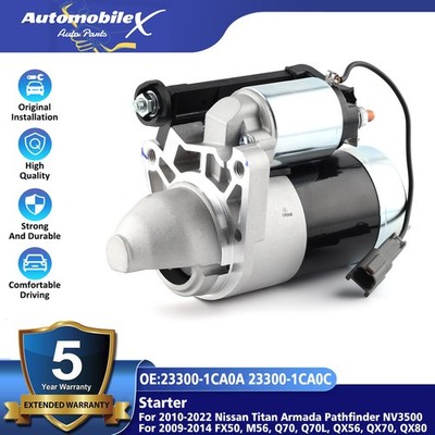 12V Starter For 2010-2022 Nissan Titan Armada Pathfinder FX50 M56 Q70 QX70 QX80