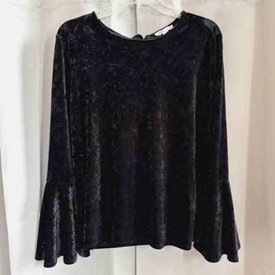 Beach Lunch Lounge Top Velvet Whimsigoth Oversized S Flare Sleeve Witchy 17964