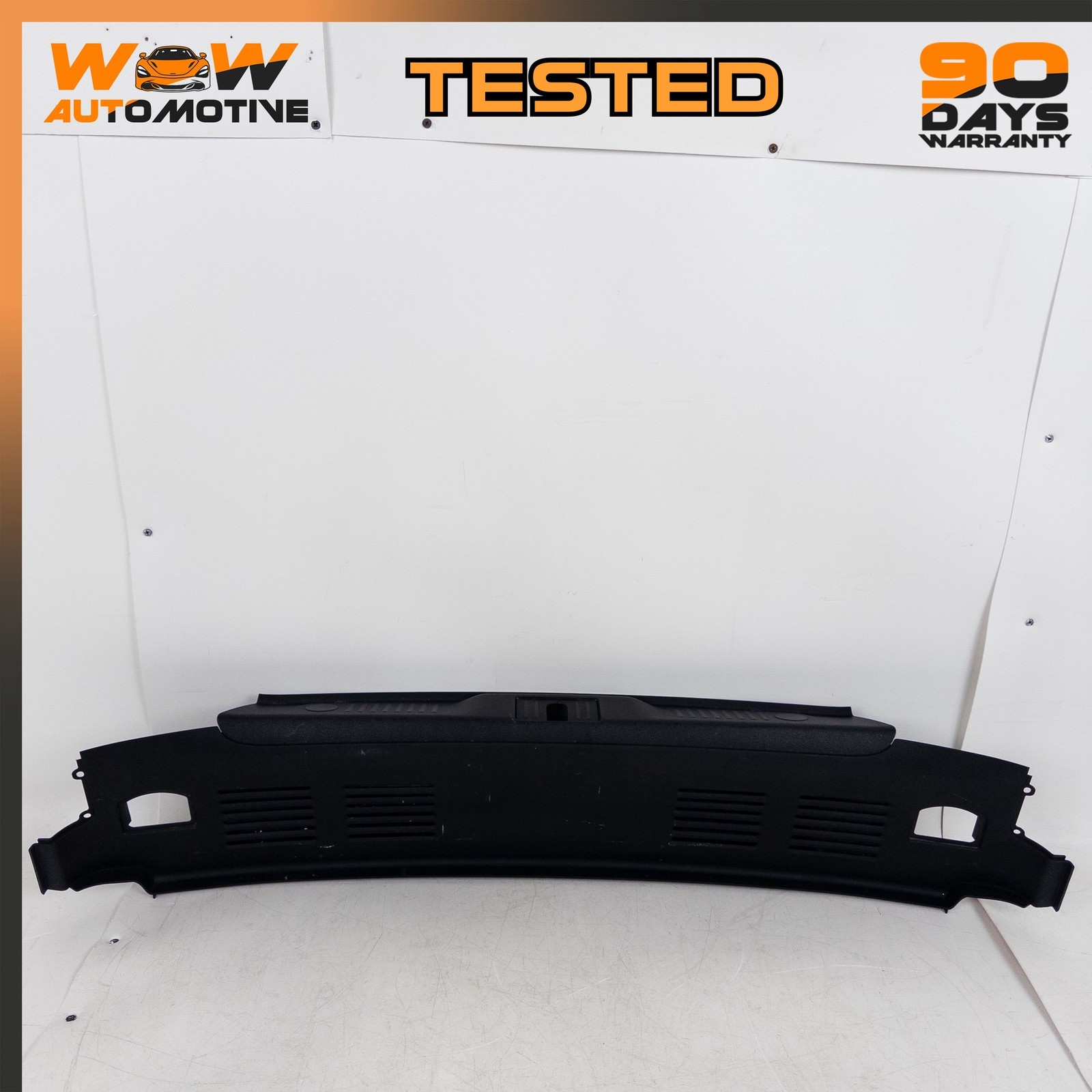 14-19 BENTLEY FLYING SPUR GATE TRUNK LOCK COVER SILL SCUFF PANEL TRIM OEM