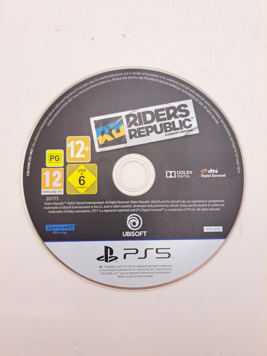 Riders Republic - Standard Edition (Sony PlayStation 5, 2021) *DISC ONLY*