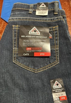 Bulwark FR Jeans 36x34 Relax Fit Bootcut PSJ2SD2 CAT2 2112 New With Tag