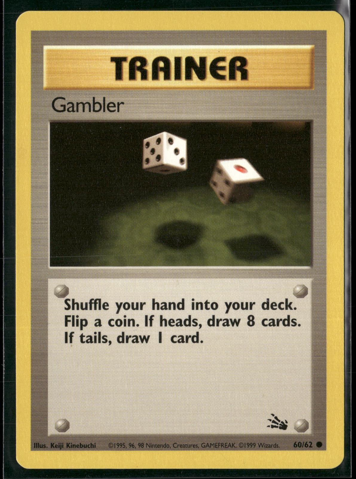 Gambler 60/62 Common Fossil Pokemon Near Mint