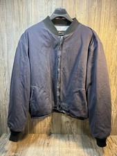 Workrite FR Jacket Mens Blue Bomber Full Zip Coat Workwear Mid Weight 3XL