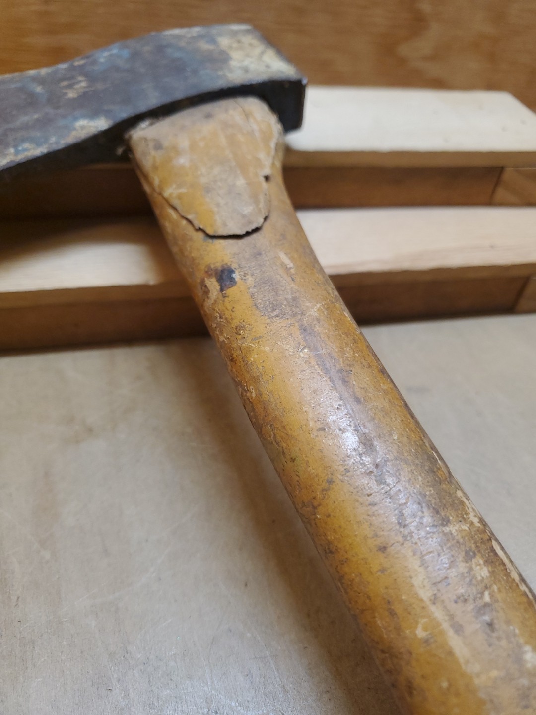 Vintage Made in West Germany Single Bit Axe Hatchet 1-1/4lbs. Camping Outdoors 