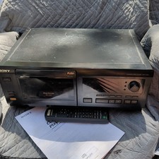 Sony CDP-CX55 50 1 Disc CD Mega Storage Changer Player W/Remote For Repair