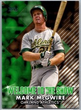 2022 Topps Welcome To The Show Gold /75 Mark McGwire #WTTS-39 Athletics