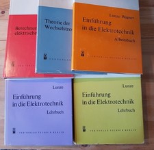Lunze Wagner Elektrotechnik Lehrbuch Arbeitsbuch Wechselstrom Gleichstrom