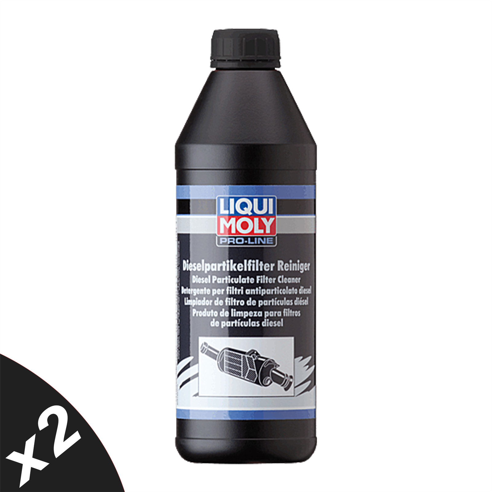 Liqui Moly Pro-Line DPF Diesel Particulate Filter Cleaner DPF Cleaner 2x1L