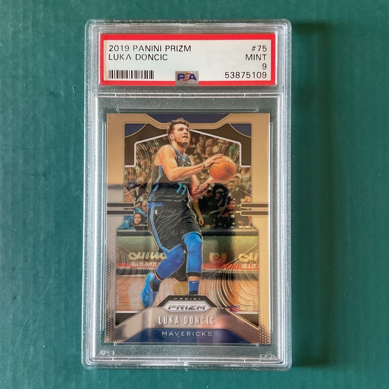 LUKA DONCIC  2019 Panini Prizm #75  2nd Year  PSA 9  Mint