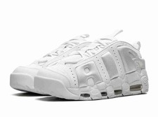 Nike Air More Uptempo Low Triple White FZ3055-100 Men Size
