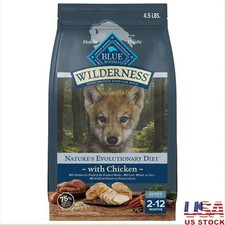 High Protein Natural Puppy Food Dry Chicken Recipe 4.5lb Kibble All Breeds New 7.55 per pound