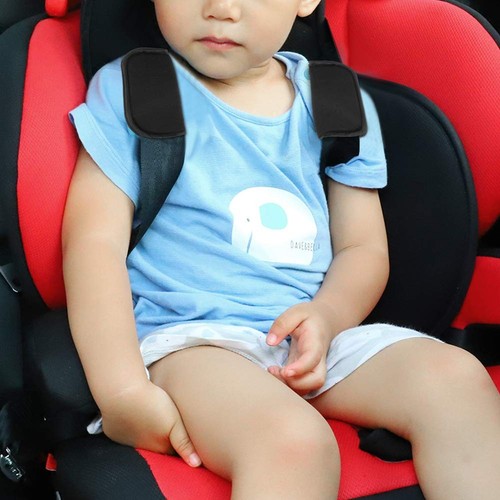 Accmor Car Seat Strap Pads for Baby Toddler Kids, Black - Picture 4 of 6