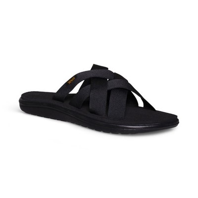 Buy TEVA VOYA SLIDE BLACK STRAPPY COMFORT SHOES MEN'S FLIP FLOPS