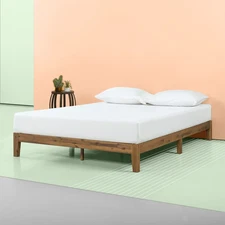 Sabir Contemporary Modern Solid Wood Bed