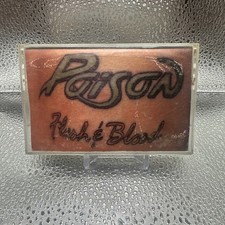 POISON - Flesh  Blood - CASSETTE CAPITOL 91813 -1990 - HARD ROCK GLAM METAL