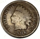 1906-P Indian Head Cent — photo from another recent sale