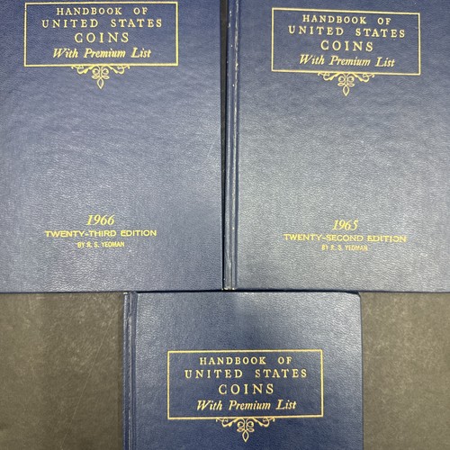 Handbook Of United States Coins 21st 22nd 23rd  "Blue Book" BY R.S. Yeoman