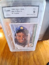 Upper Deck 1989 Ken Griffey Jr. #1 Rookie GMA 9 Seattle Mariners Baseball Card