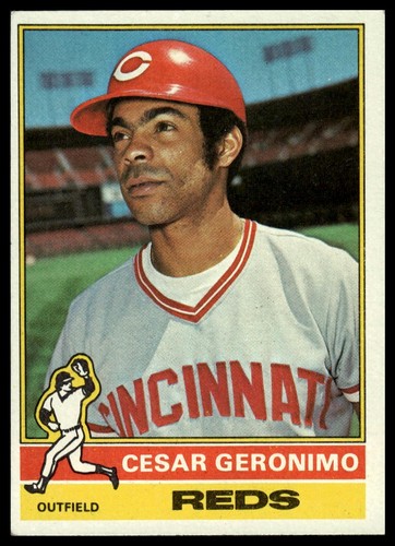 1976 Topps #24 Cesar Geronimo Cincinnati Reds Baseball Card
