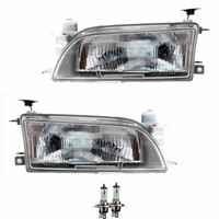 Scheinwerfer Set Rechts & Links H4 FüR Toyota Corolla Compact _E10_ Inkl. Lampen