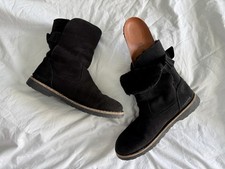 Birkenstock Uppsala shearling boot EU41 in black Suede
