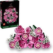 LEGO Botanicals Bouquet Di Rose Rosa - Costruzioni per Adulti Di Fiori Finti - I