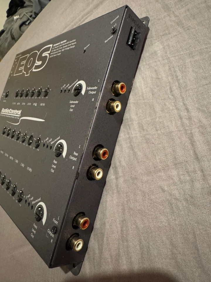 AudioControl EQS- 6 Channel Output Dual 13-band equalizers Crossover Equaliser - Image 4 of 4