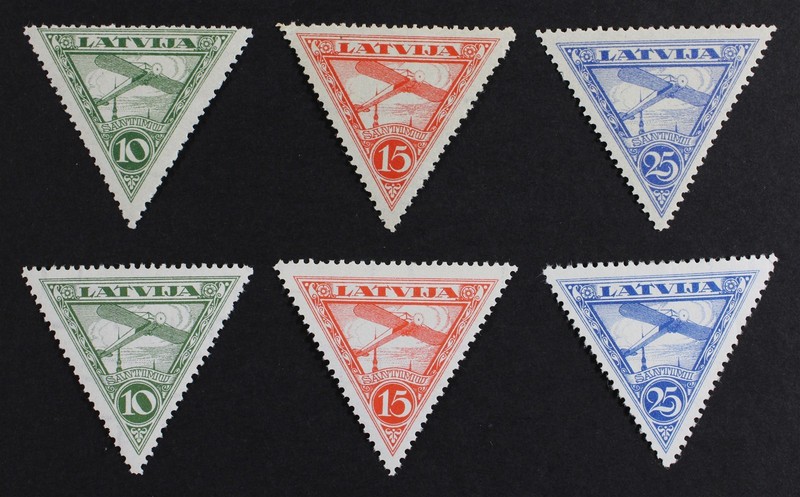 CKStamps: Latvia Stamps Collection Scott#C3-C8 Mint NH OG 