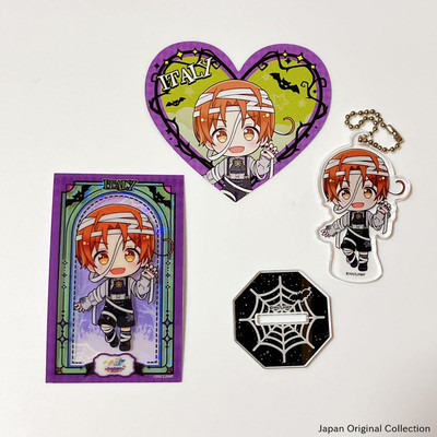 Hetalia x Amo Cafe Halloween Italy 3 piece set From Japan Anime