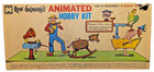 VTG. MULTIPLE RUBE GOLDBERG'S " ANIMATED HOBBY KIT BACK SCRUBBER & HAT REMOVER " — photo 1