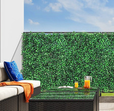 NEW! 12 Pack Artificial Grass Wall Panels 20"x20" Faux Hedge New Box In/Outdoor