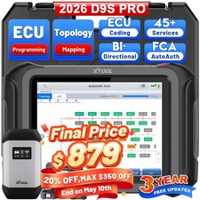 2026 Xtool D9s Pro Auto Diagnostic Scanner Topology Map Ecu Programming 45reset