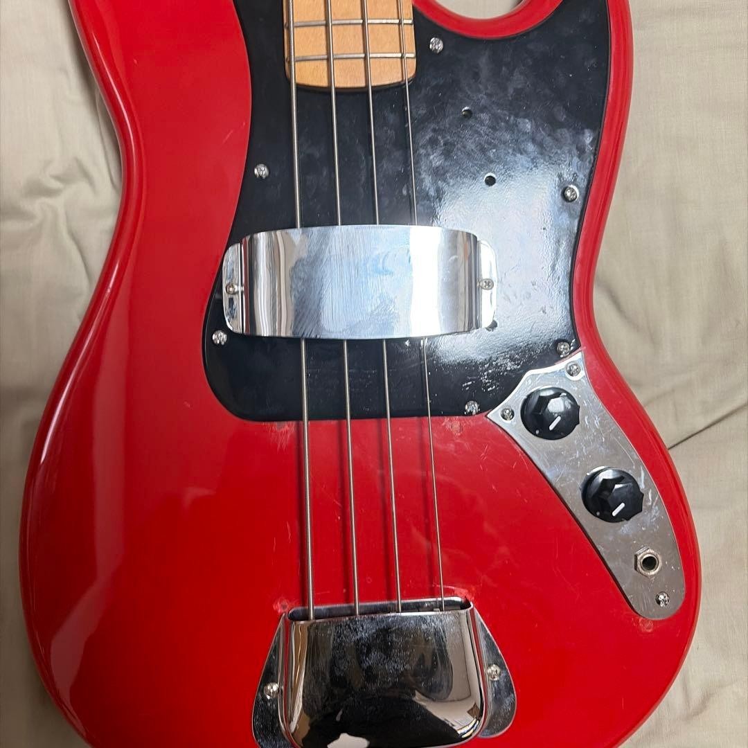 Rare Squierbyfender Bronco Bass Red Safe delivery from Japan | eBay