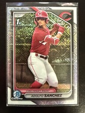 Adolfo Sanchez 2024 1st Bowman Chrome  Mojo Refractors #BCP-252 Reds