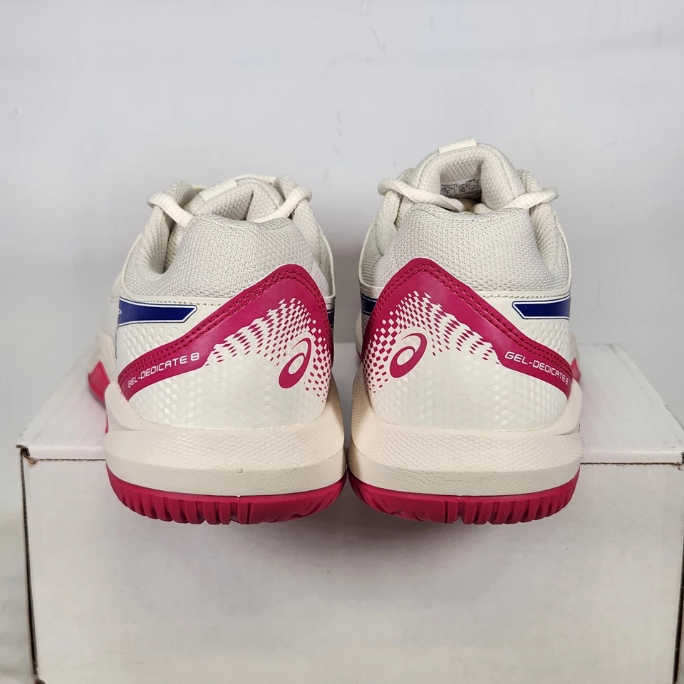Talla 9 - ASICS Gel-Dedicate 8 - Crema/Cobalto Oscuro/Rosa - Mujer Foto 4 de 4