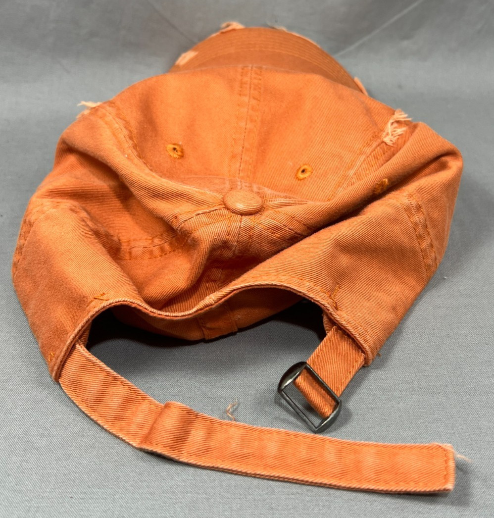 District Plain Solid Blank Strapback Hat Cap Oran… - image 14