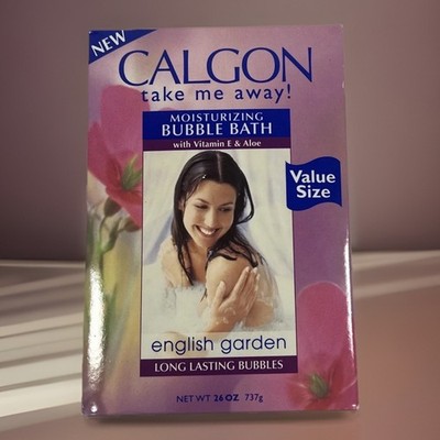 VTG Calgon  Take Me Away!  Ultra-Moisturizing Bath Beads English Garden SEALED