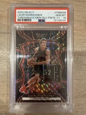 2024-25 Select Lauri Markkanen Throwback Memorabilia Black Finite 1/1 PSA 10