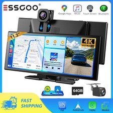 11.3" 4K Car Wireless Touch Screen Apple CarPlay Tablet Android Auto Radio +64GB