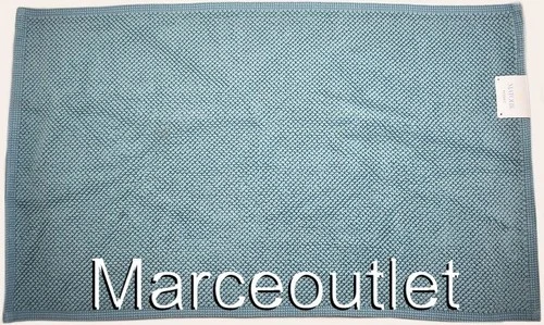 Matouk Reverie Cotton Bath Rug 21" x 34" Cerulean