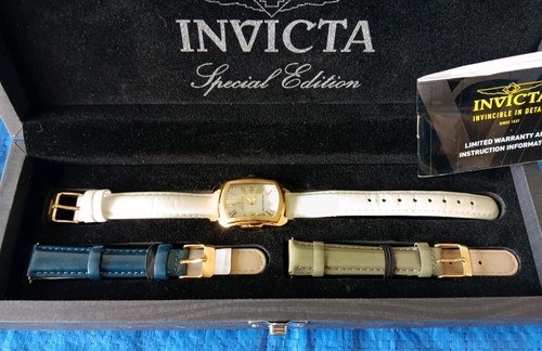 INVICTA LUPAH Special Edition Damenuhr (20457) 2 extra Lederbänder & Etui - Bild 2 von 7