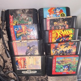 SEGA Collection Mixed Lot: Genesis, Sega CD (MK-80106), Saturn, RF/AV,  AS IS